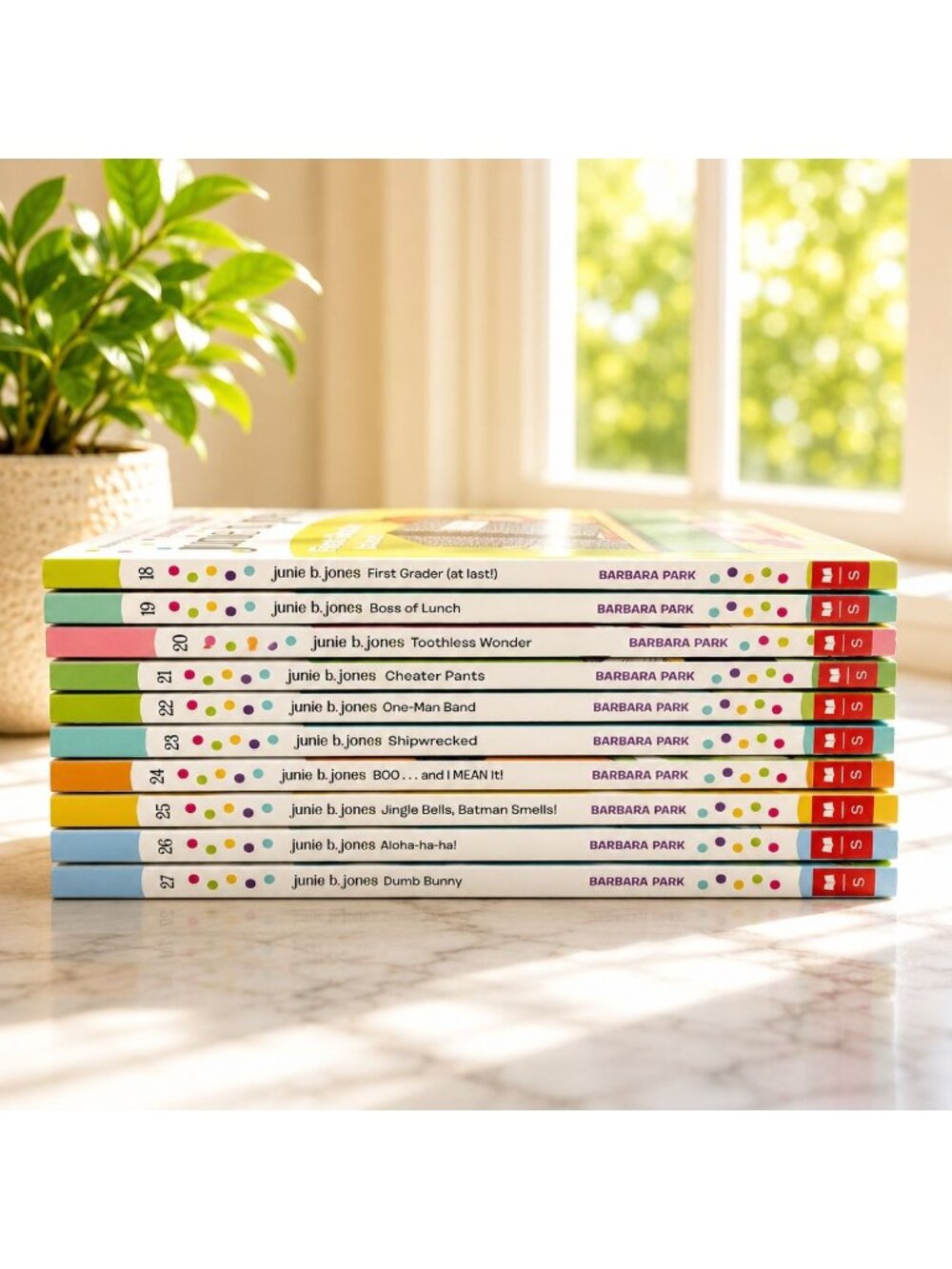 Junie B. Jones Books Set Of 10 Illustrated By Denise Brunkus Barbara Park Schola